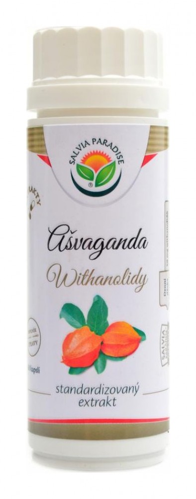 Ašvaganda standardizovaný extrakt 60 kapslí ashwaghanda