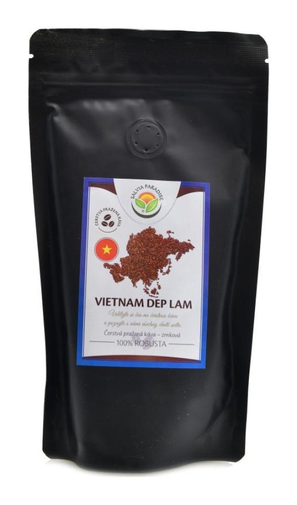 Káva Vietnam 100 g - zrnková čerstvě pražená 100% Robusta