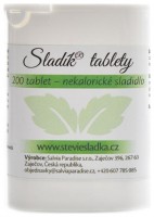 Sladík sladidlo - stévie tablety 200 ks 