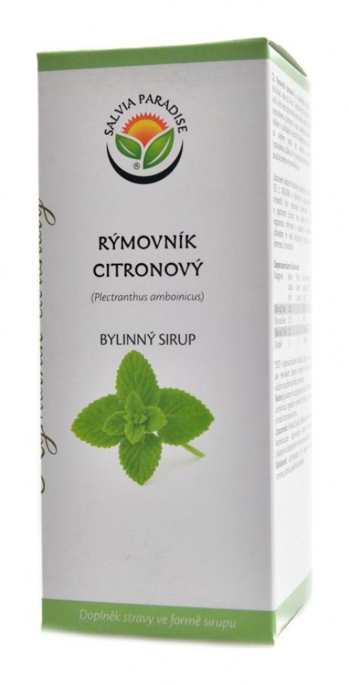 Rýmovník citronový DS sirup 180 ml Plectranthus amboinicus