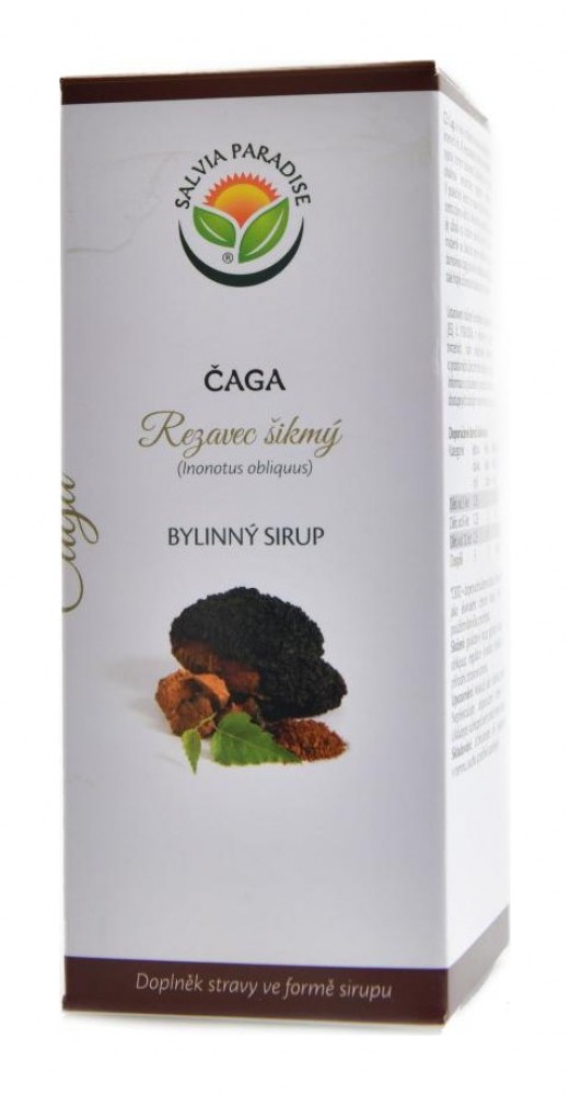Čaga chaga rezavec šikmý DS sirup 180 ml Inonotus obliquus