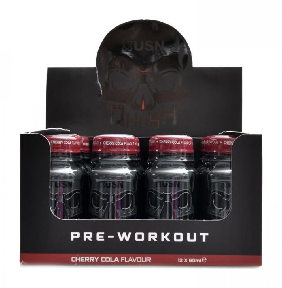 QHush energy shot 12 x 60 ml