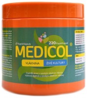 Medicol vláknina + živé kultury 220 kapslí 