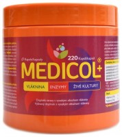 Medicol plus 220 kapslí vláknina + enzymy + živé kultury 