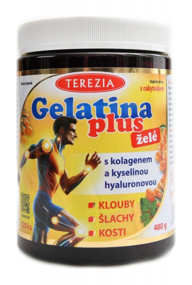 Gelatina plus želé s rakytníkem 120 kusů 480 g ( jako Geloren )