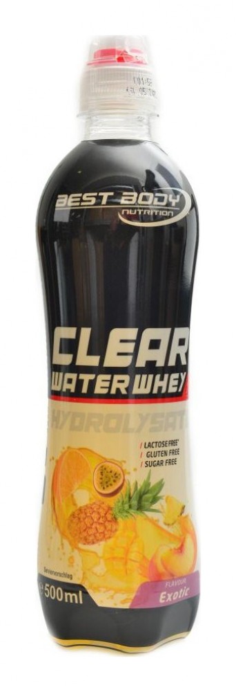 Clear water whey isolate drink RTD 500 ml