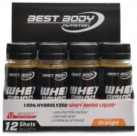 Whey amino liquid muscle shock 12 x 60ml shot pomeranč 