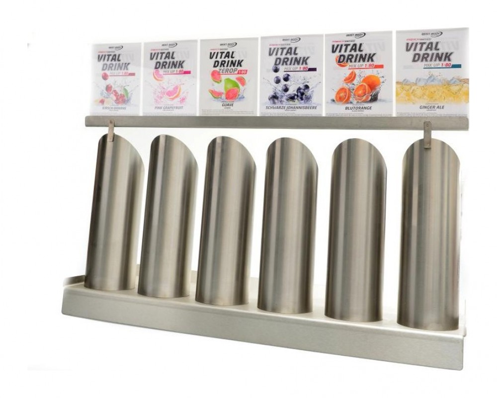 Stainless Steel Vital bar stojan na sirupy kovový
