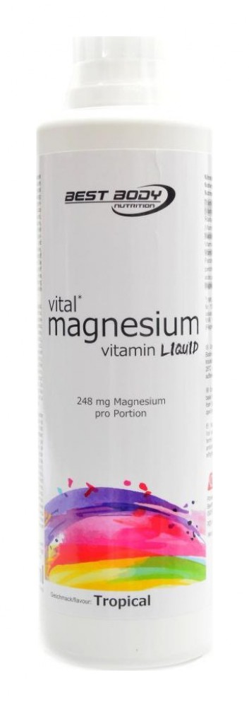 Magnesium vitamin liquid 500 ml tropical