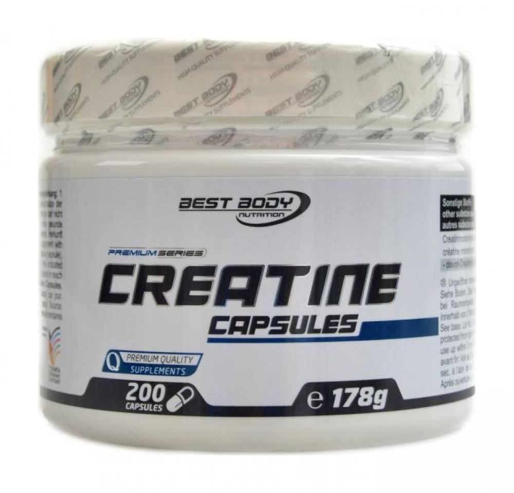 Creatine capsules 200 kapslí