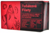 Tuňákové filety s jablky rajčetem a piri 120g 