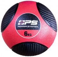 Medicinální míč medicine ball 6KG - 4136 červeno černý 