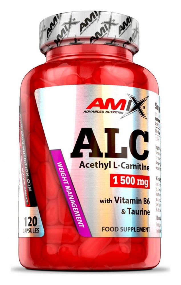 ALC with Taurine a vitamin B6 120 kapslí