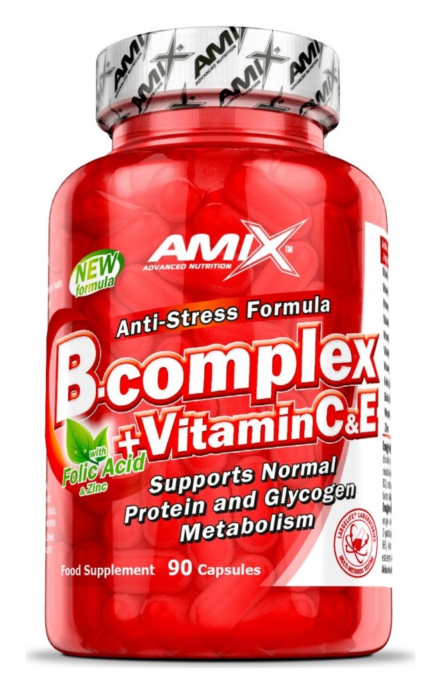 B-complex + vitamín C 90 kapslí