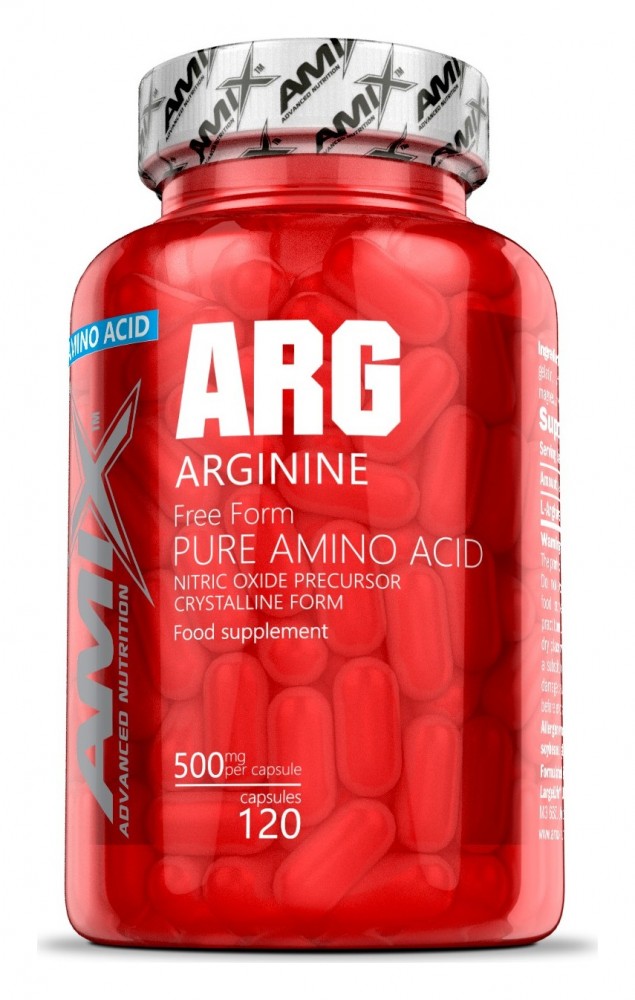 Arginine 120 kapslí 500 mg