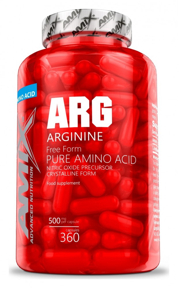 Arginine 500 mg 360 kapslí