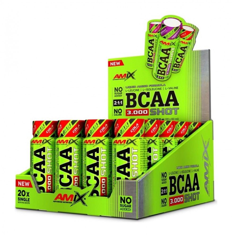 BCAA 3000 shot 2:1:1 20 x 60 ml