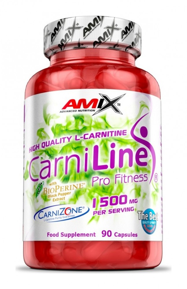 CarniLine 1500 mg carnitine + bioperine 90 kapslí