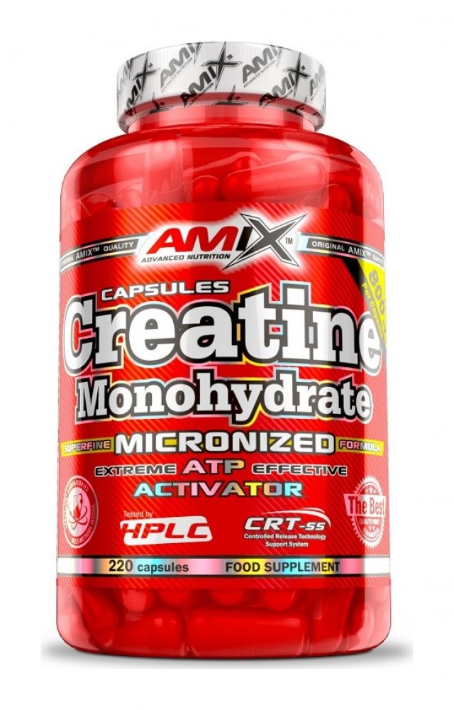 Creatine monohydrate 220 kapslí 750 mg