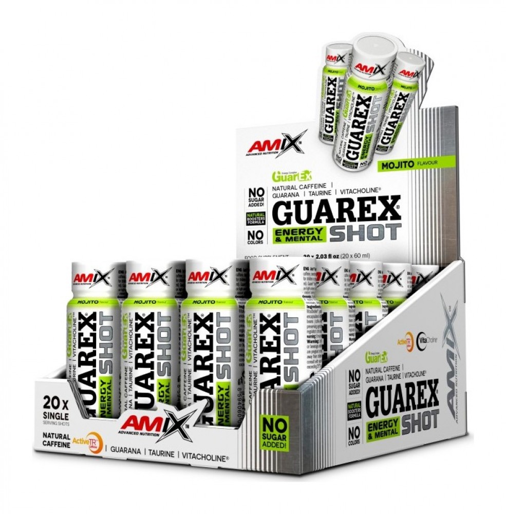 Guarex® Energy Mental SHOT 20 x 60 ml BOX Mojito