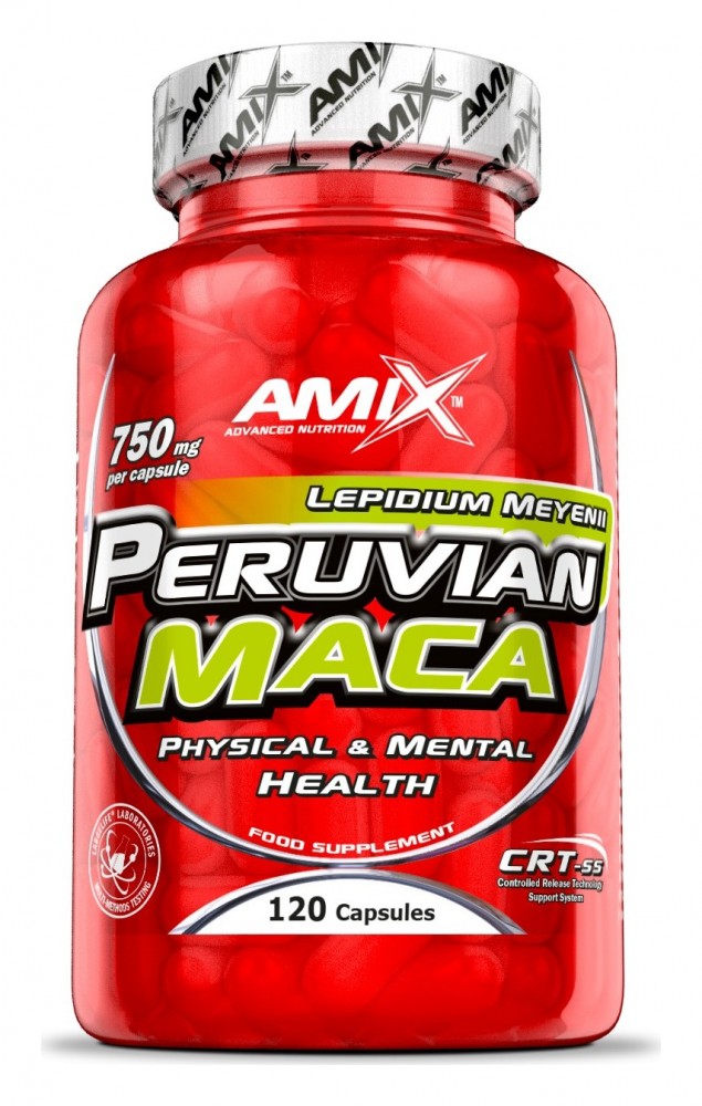 Peruvian Maca 750 mg 120 kapslí