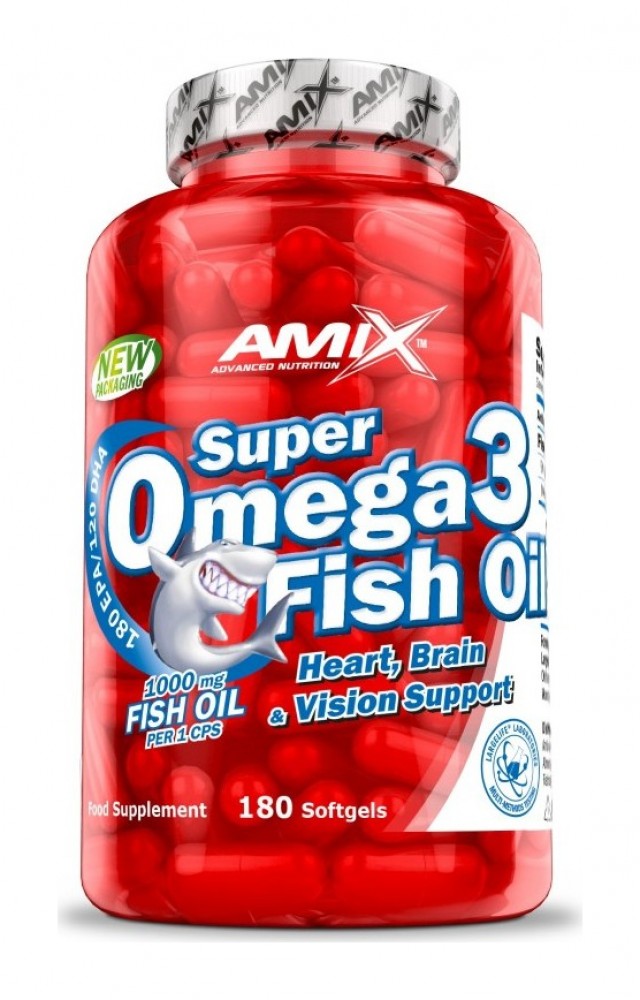 Super Omega 3 fish oil 180 kapslí 1000mg