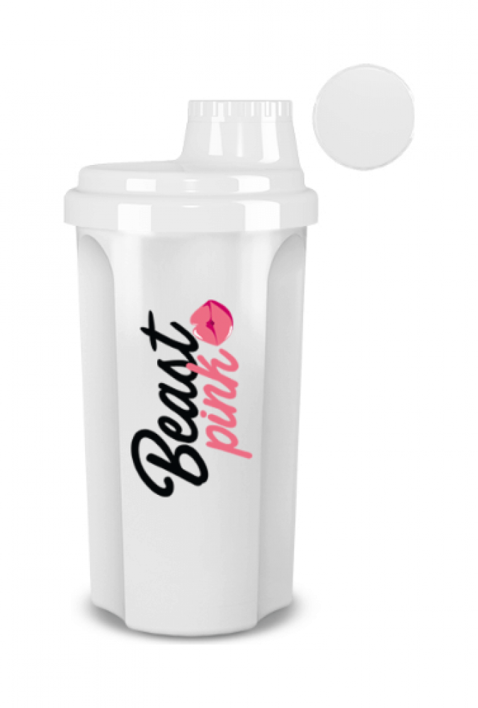 Šejkr BeastPink bílý  - BeastPink 700 ml