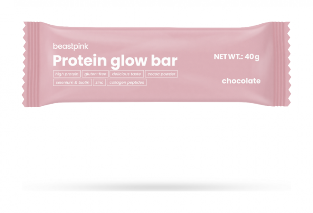 Protein GlowBar - BeastPink 40 g