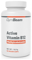 Aktivní vitamín B12 (Methylkobalamin) -  GymBeam 90 kaps. 