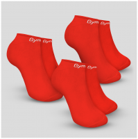 Ponožky Ankle Socks 3Pack Hot Red  