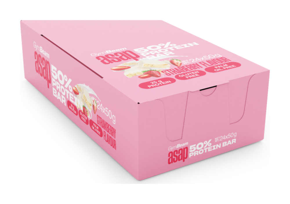 ASAP 50% Protein Bar – GymBeam 24 x 50 g