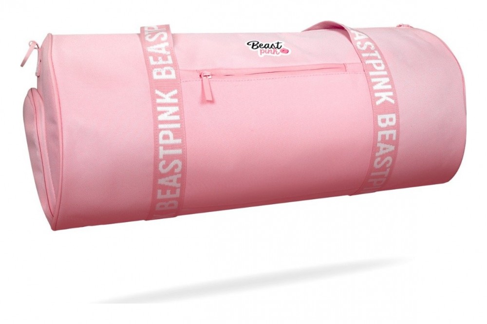 Sportovní taška Barrel Baby Pink - BeastPink