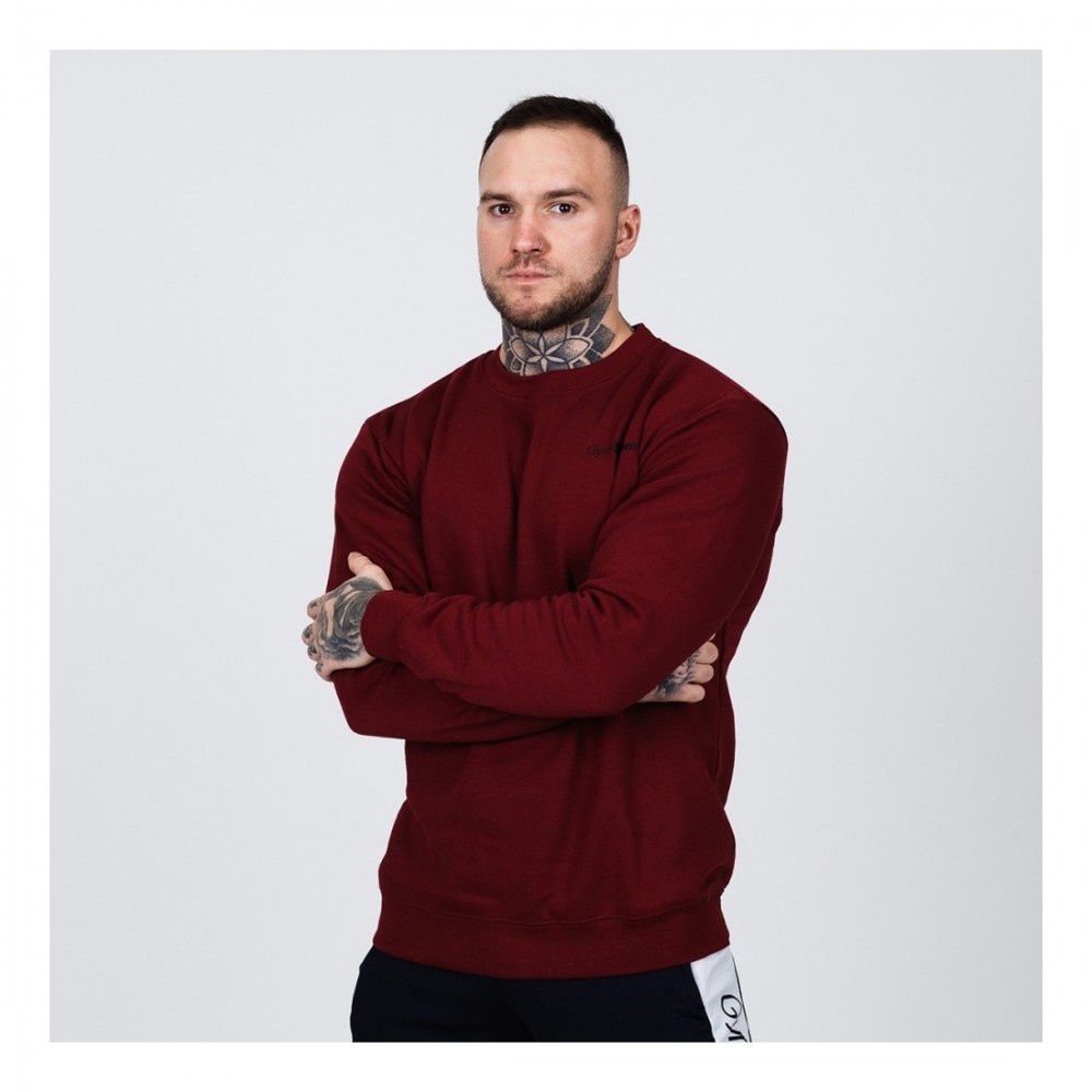 Mikina Basic Jumper Burgundy 