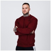 Mikina Basic Jumper Burgundy  