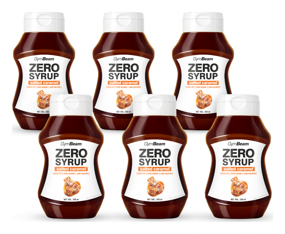 ZERO SIRUP slaný karamel 6 x 350 ml