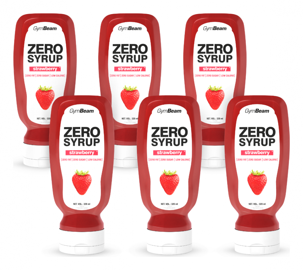 ZERO SIRUP jahoda 6 x 320 ml
