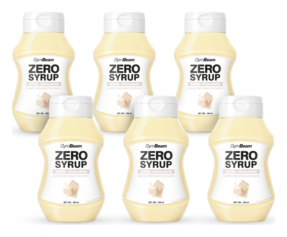 ZERO SIRUP bílá čokoláda 6 x 350 ml
