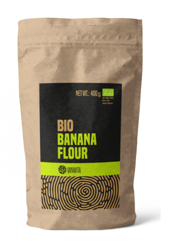 BIO Mouka z banánů - VanaVita 400 g