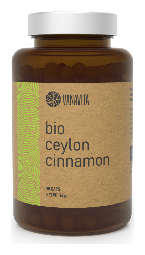 BIO Skořice cejlonská - VanaVita 90 kaps.
