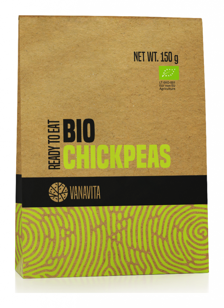 BIO Cizrna - Ready to eat - VanaVita 150 g