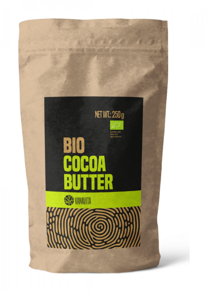 BIO Kakaové máslo - VanaVita 250 g