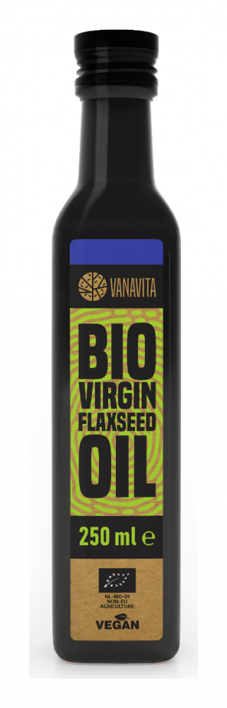Bio Lněný olej - VanaVita 6 x 250 ml
