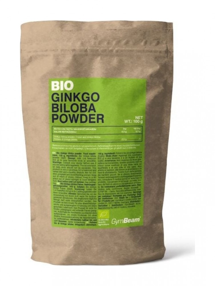 BIO Ginkgo biloba prášek 