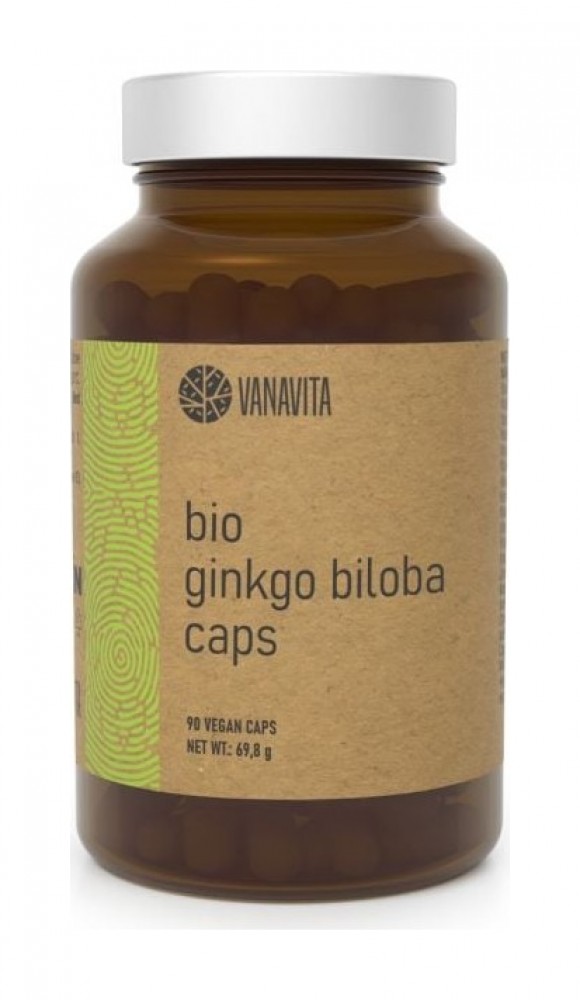 BIO Ginkgo biloba CAPS - VanaVita 90 kaps.