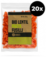 BIO Čočkové těstoviny - vřetena - VanaVita 20 x 250 g 