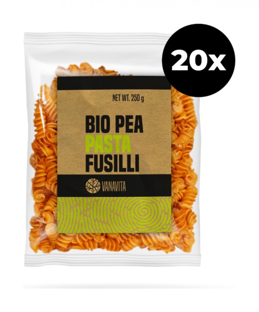 BIO Hrachové těstoviny - vřetena - VanaVita 20 x 250 g