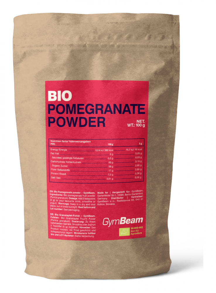 BIO Prášek z granátového jablka 100 g