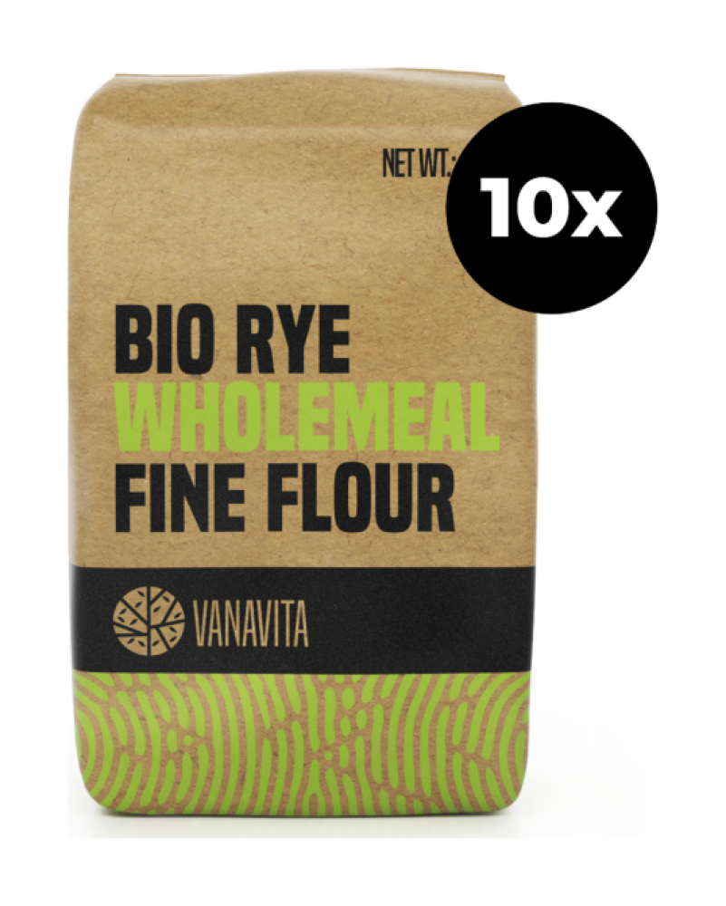 BIO Žitná mouka celozrnná hladká - Vanavita 10 x 1000 g