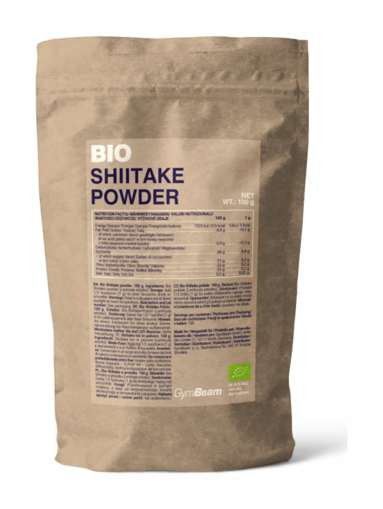 BIO Shiitake prášek 100 g