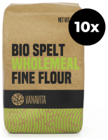 BIO Špaldová mouka celozrnná hladká - VanaVita 10 x 1000 g 